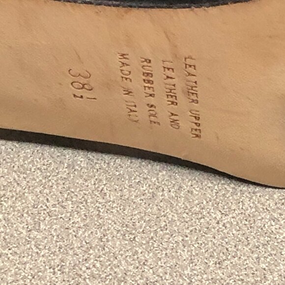 Anyi Lu Black Patent Leather Pump Ladies Size 38 1/2 - Picture 7 of 8